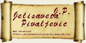 Jelisaveta Pivaljević vizit kartica